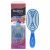 Curved and Vented Detangling C Brush – Blue by NuWay 4Hair – 1 Pc Hair Brush