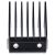 WAHL Professional Attachment Comb # 4 For Cuts – 1/2 Black – 1 Pc Comb